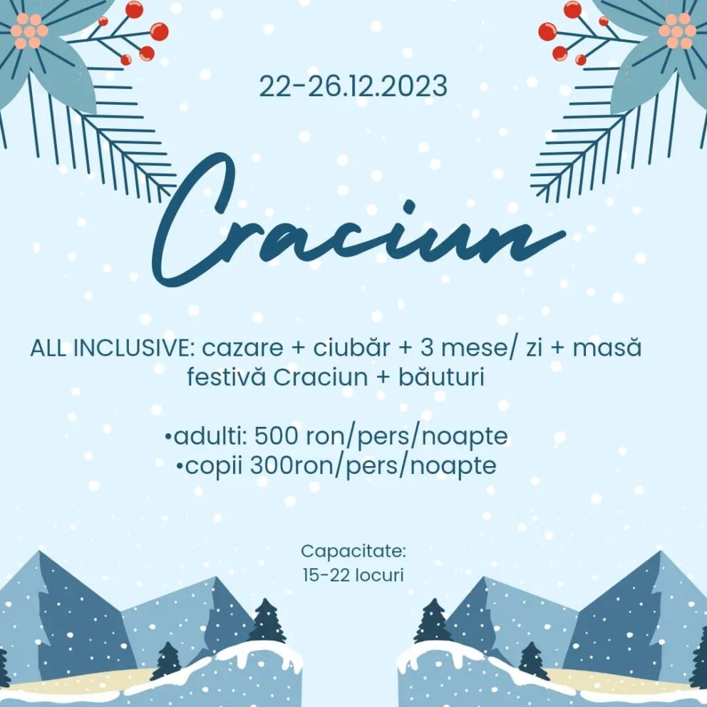 Crăciun 2023 la Poiana Mărului!